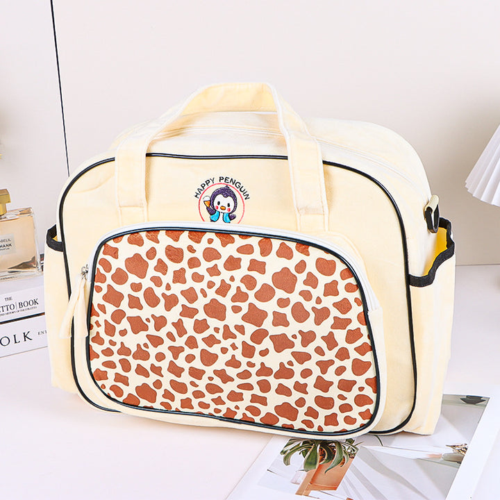 Multifunctional Diaper Bag with Insulated Compartment Bowlift