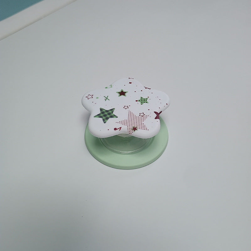 Decorative Star-Shaped Phone Grip Bowlift