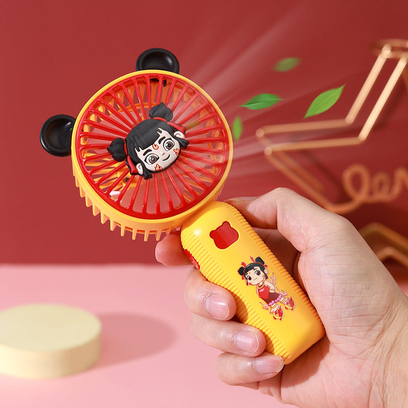 Women's portable handheld fan with creative animal ears Bowlift