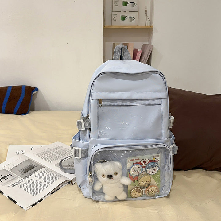 Clear Front Multi-Pocket Backpack Bowlift