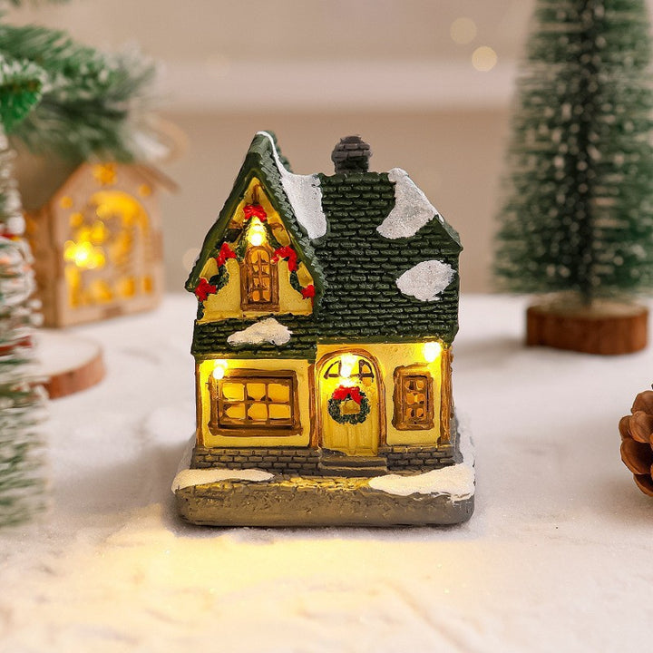 Decorative Christmas village with lights Bowlift