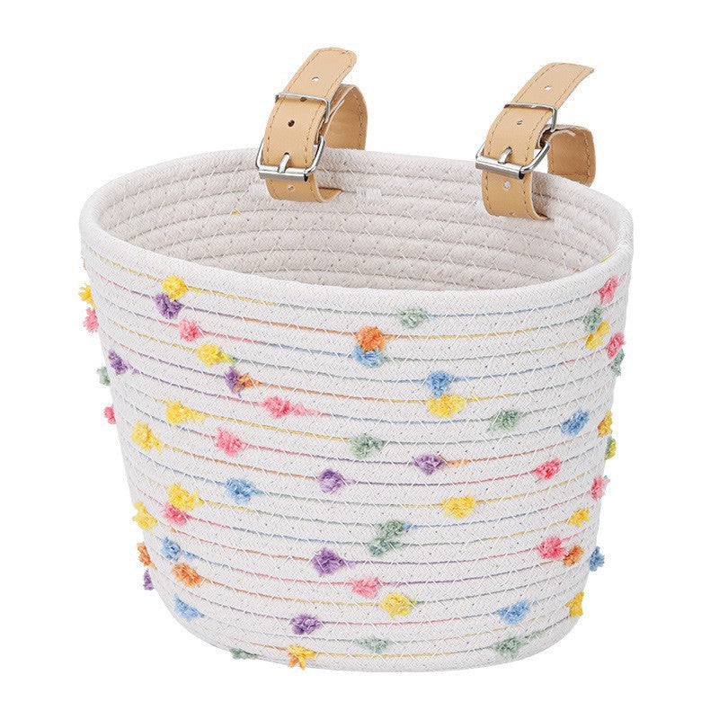 Decorative Woven Storage Tote Bowlift