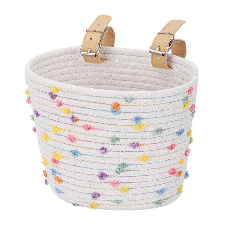 Decorative Woven Storage Tote Bowlift