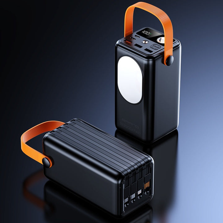 Portable power bank with LED lighting and charging indicator Bowlift