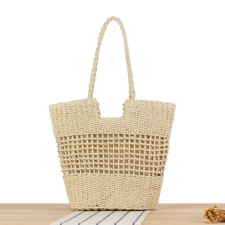 Basket bag with unique woven design Bowlift