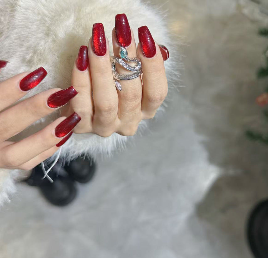 Sparkling Gel Nail Extensions Bowlift