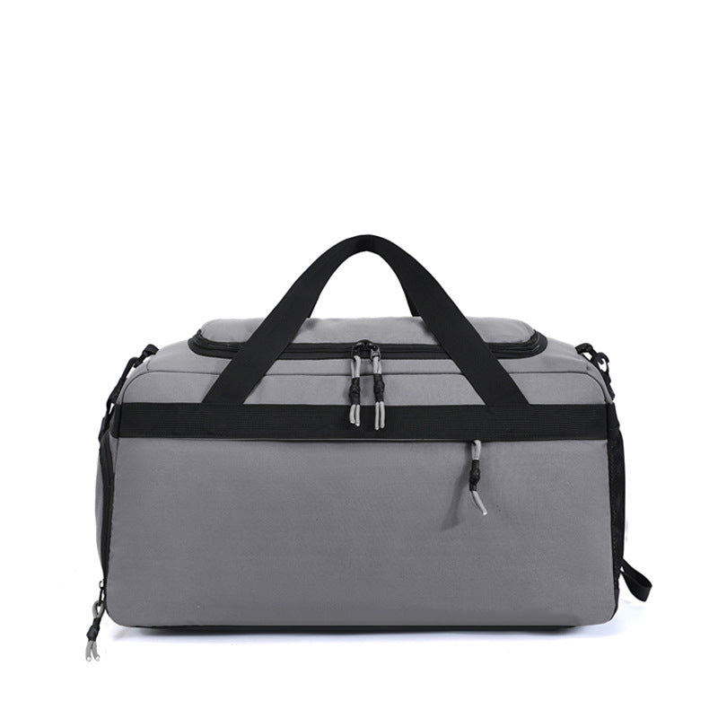 Sporty travel bag with multiple organizational compartments Bowlift