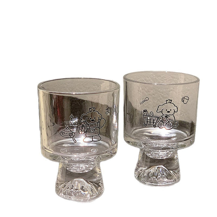Drinking glass with lovingly designed animal motifs Bowlift