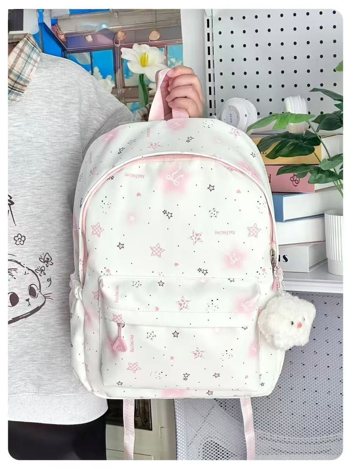 School backpack with playful star design and multiple compartments Bowlift