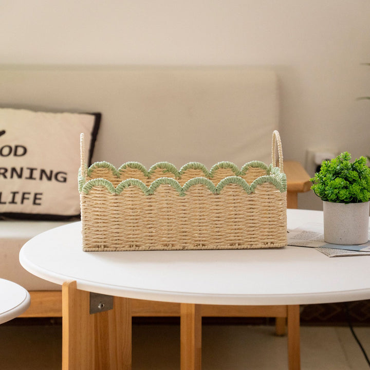 Chic Woven Storage Basket Bowlift