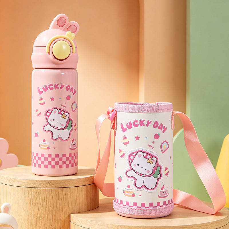Children's Water Bottle with Sweet Design Bowlift