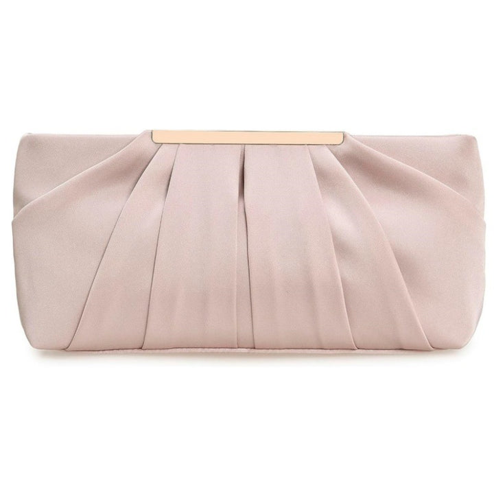 Elegant Clutch with Refined Pleat Details Bowlift