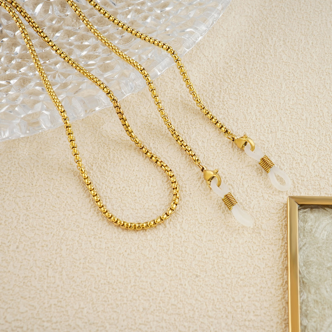 Premium Metal Eyewear Chain Bowlift