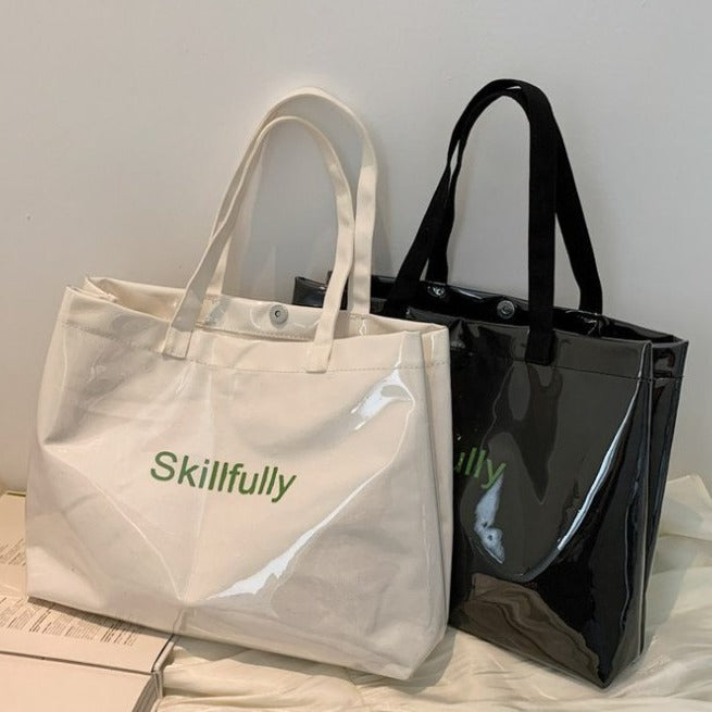 Spacious and Transparent Tote Bag Bowlift