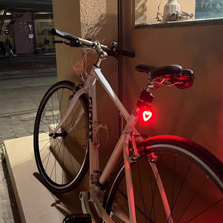 LED Dual-Mode Pentagram Rear Safety Light for Bicycles Bowlift