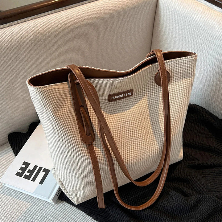 Minimalist Textured Tote Bag Bowlift