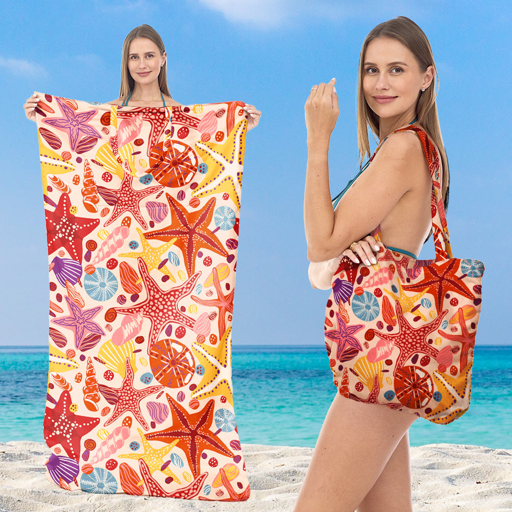 Tote bag with integrated towel Bowlift