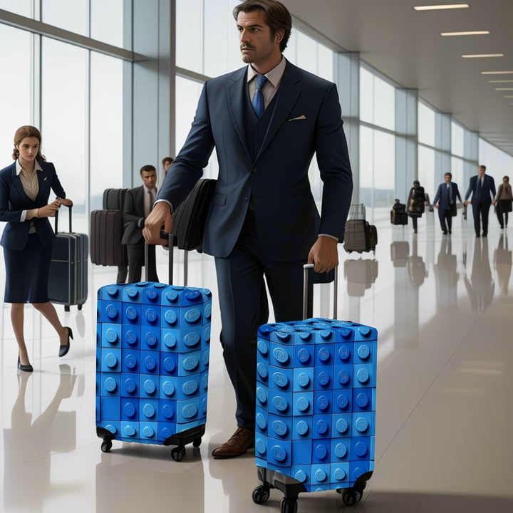 Unisex non-elastic suitcase cover with three-dimensional nub structure and non-slip inner fastening Bowlift