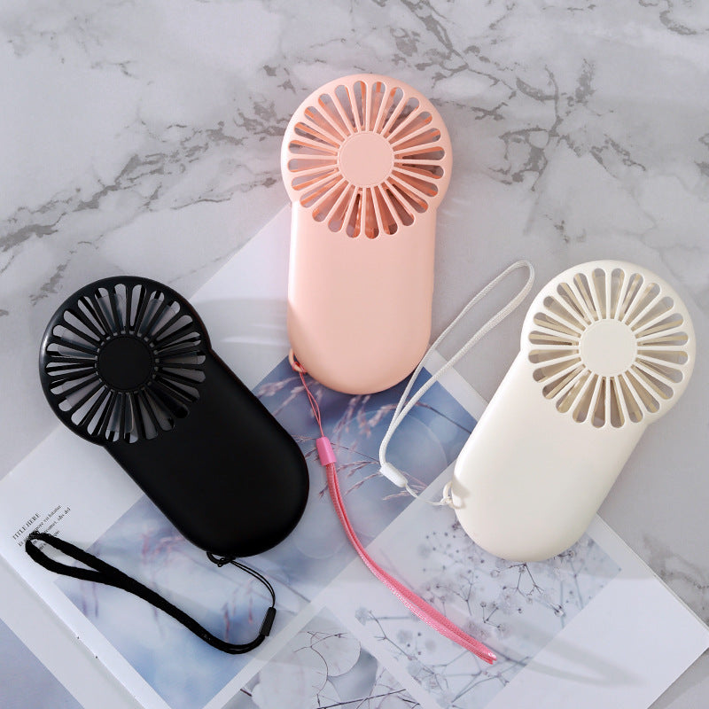 Ladies portable handheld fan with ergonomic design Bowlift