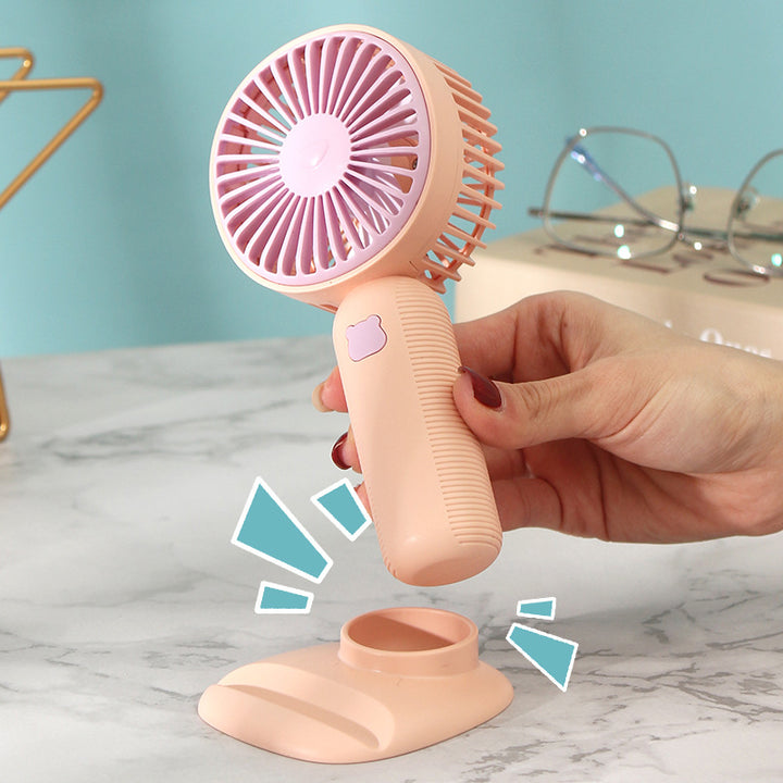Ladies Portable Mini Fan with Flexible Tilt Function Bowlift