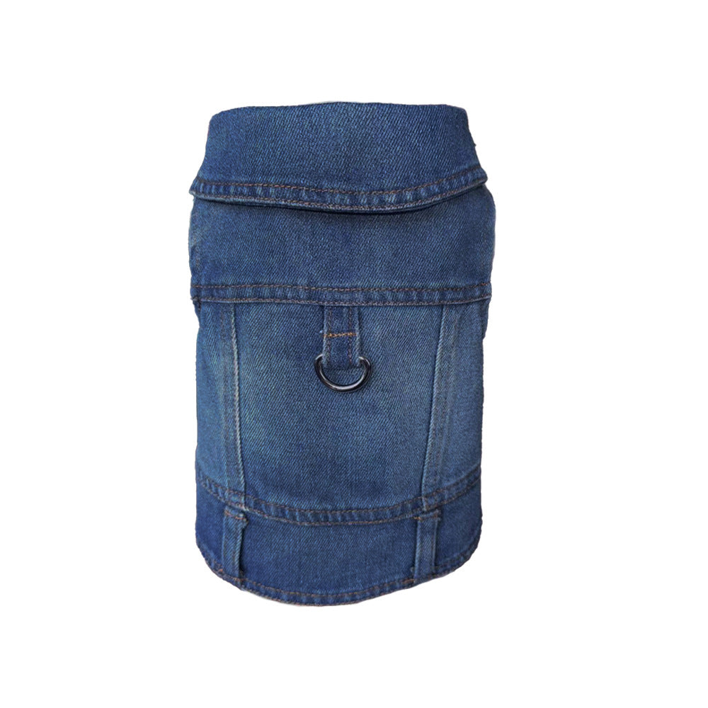 Durable Denim  Jacket  Dog Bed