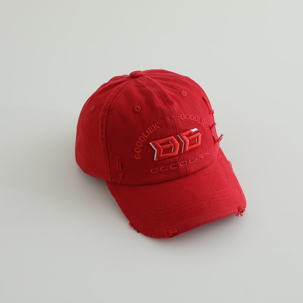 Unisex Distressed Graphic Baseball Cap Bowlift