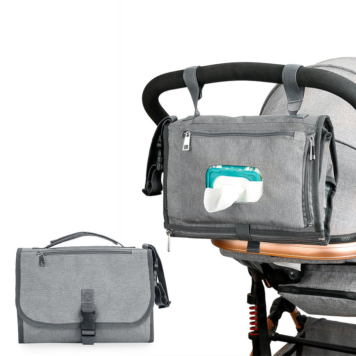 Practical changing bag with multifunctional compartments Bowlift