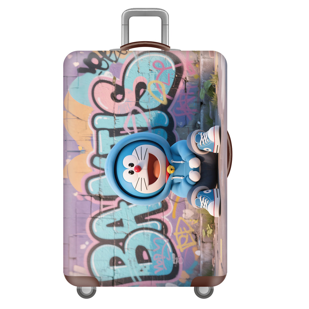 Unisex hard-shell suitcase with cheerful dinosaur motif Bowlift