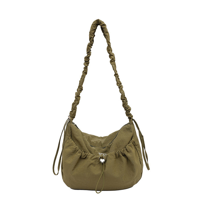 Fashionable Crossbody Bag with Elastic Shoulder Strap Bowlift
