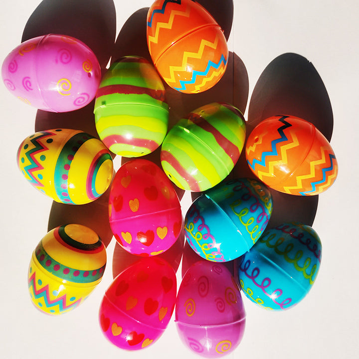 Colorful Decorative Plastic Easter Egg Set Bowlift