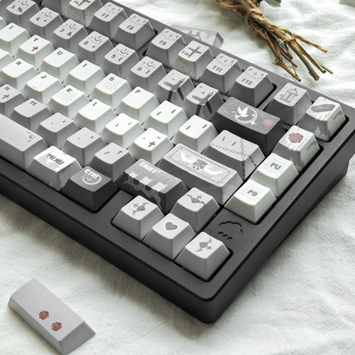 Artistic Keycap Mechanical Keyboard Bowlift