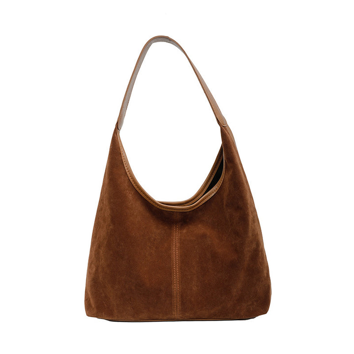 Suede Casual Hobo Bag Bowlift