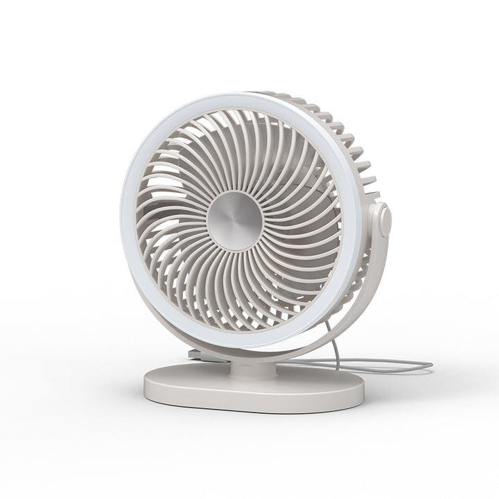 Ladies Portable USB Table Fan with Adjustable Head and Stylish Design Bowlift