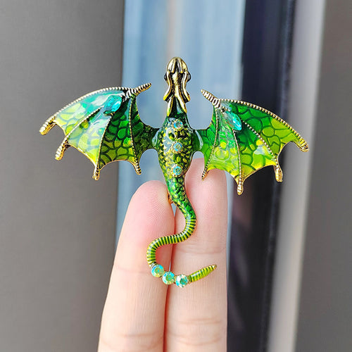 Decorative Dragon Brooch Bowlift