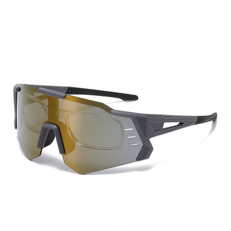 Women's Sporty Racing Sunglasses with Adjustable Nose Pad and High-Quality UV Protection Bowlift
