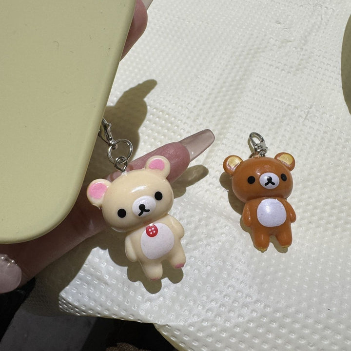 Cute Bear-Themed Charm Keychain Bowlift
