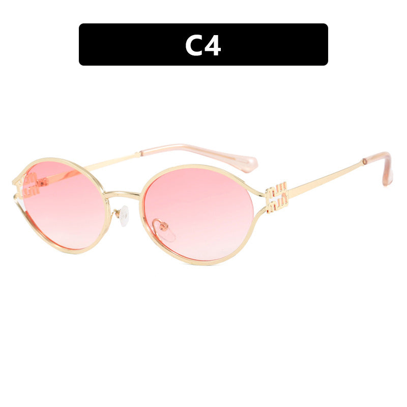 Ladies elegant oval sunglasses Bowlift