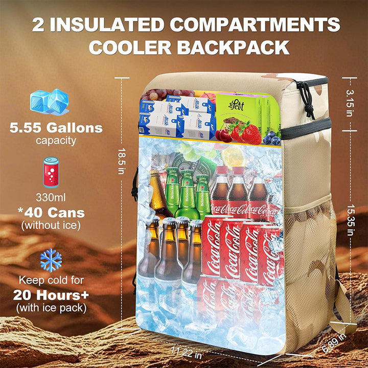 Insulated Picnic Backpack Bowlift