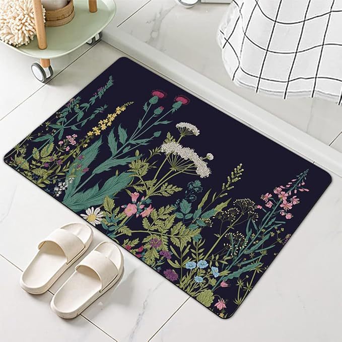 Stylish Water-Resistant Bath Mat Bowlift