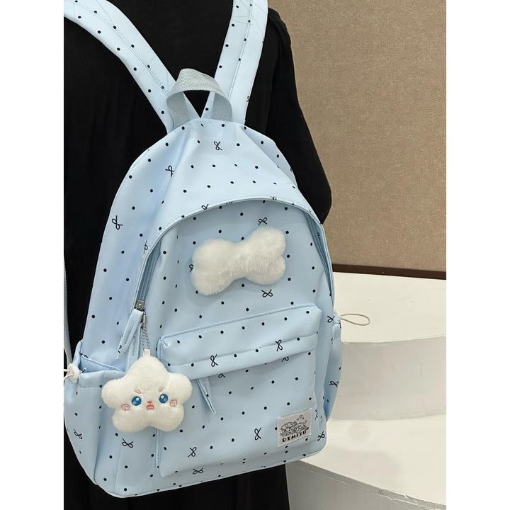 Playful Polka Dot Backpack Bowlift
