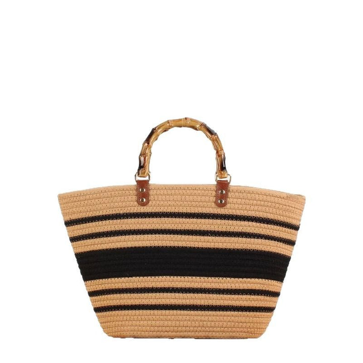Fashionable Basket Handbag Made of Natural Materials Bowlift