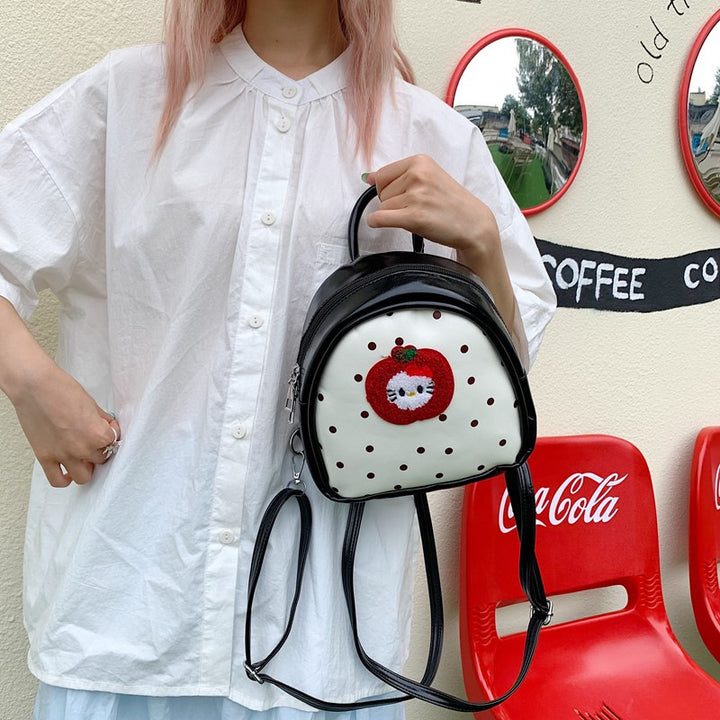 Plush Backpack with Fruity Design and Playful Details Bowlift