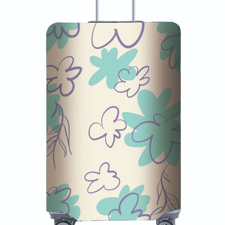 Women's Hard Shell Suitcase with Modern Geometric Design Bowlift