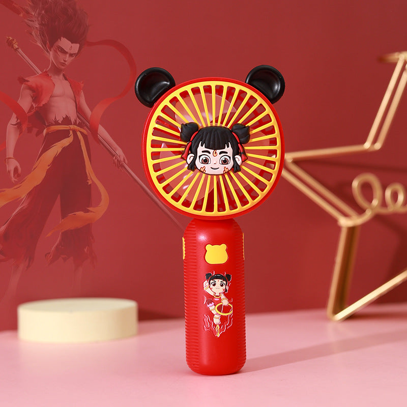 Portable Mini Handheld Fan with Custom Character Design Bowlift
