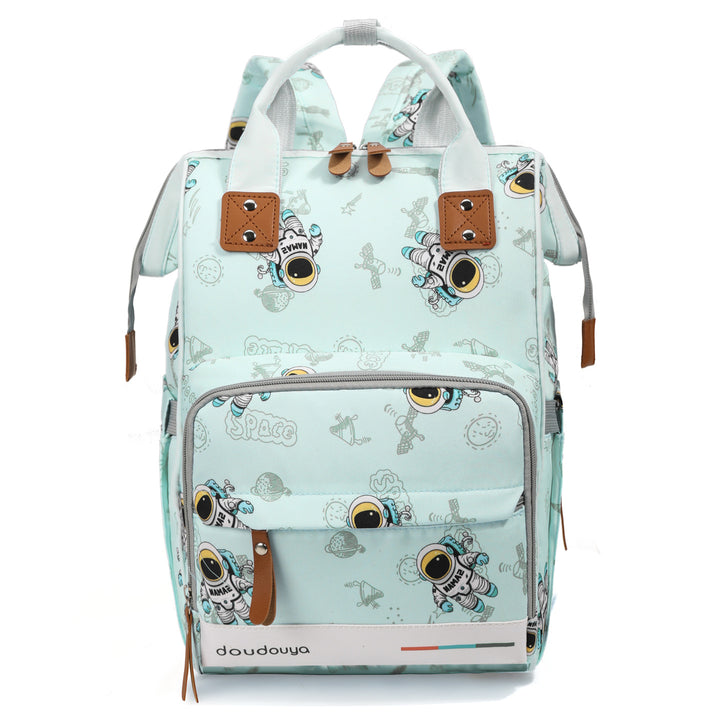 Cartoon-Themed Multi-Compartment Backpack Bowlift