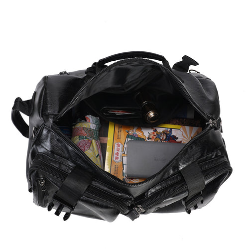 Men's stylish and functional leather backpack Bowlift