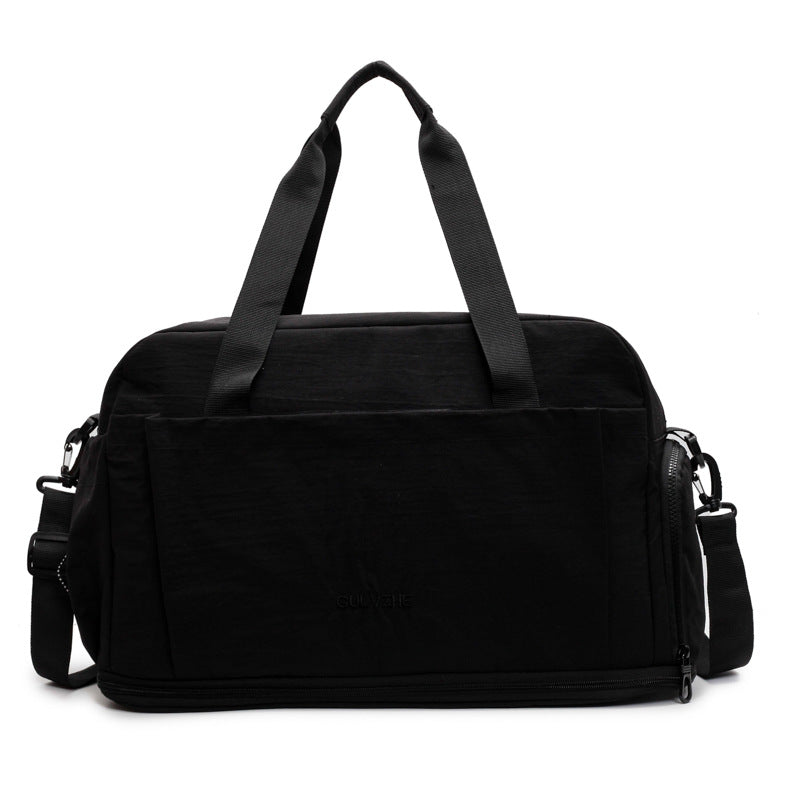 Practical Travel Bag With Versatile Compartment Configuration Bowlift