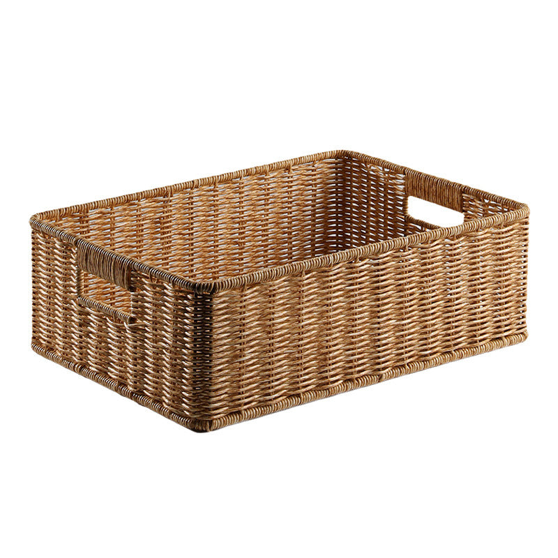 Rectangular Handwoven Storage Organizer Bowlift