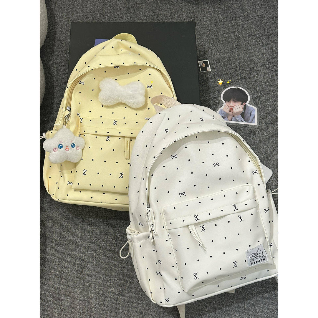Playful Polka Dot Backpack Bowlift