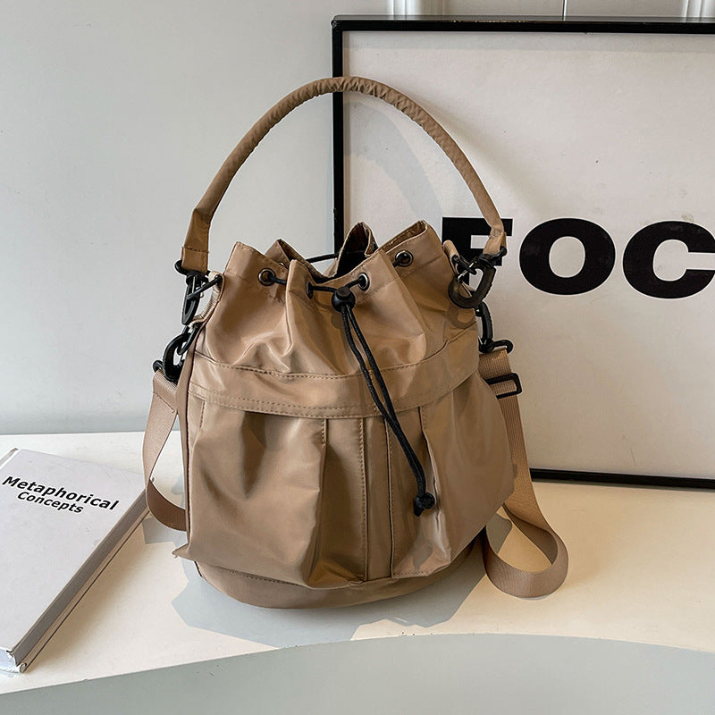 Casual Drawstring Bucket Bag Bowlift